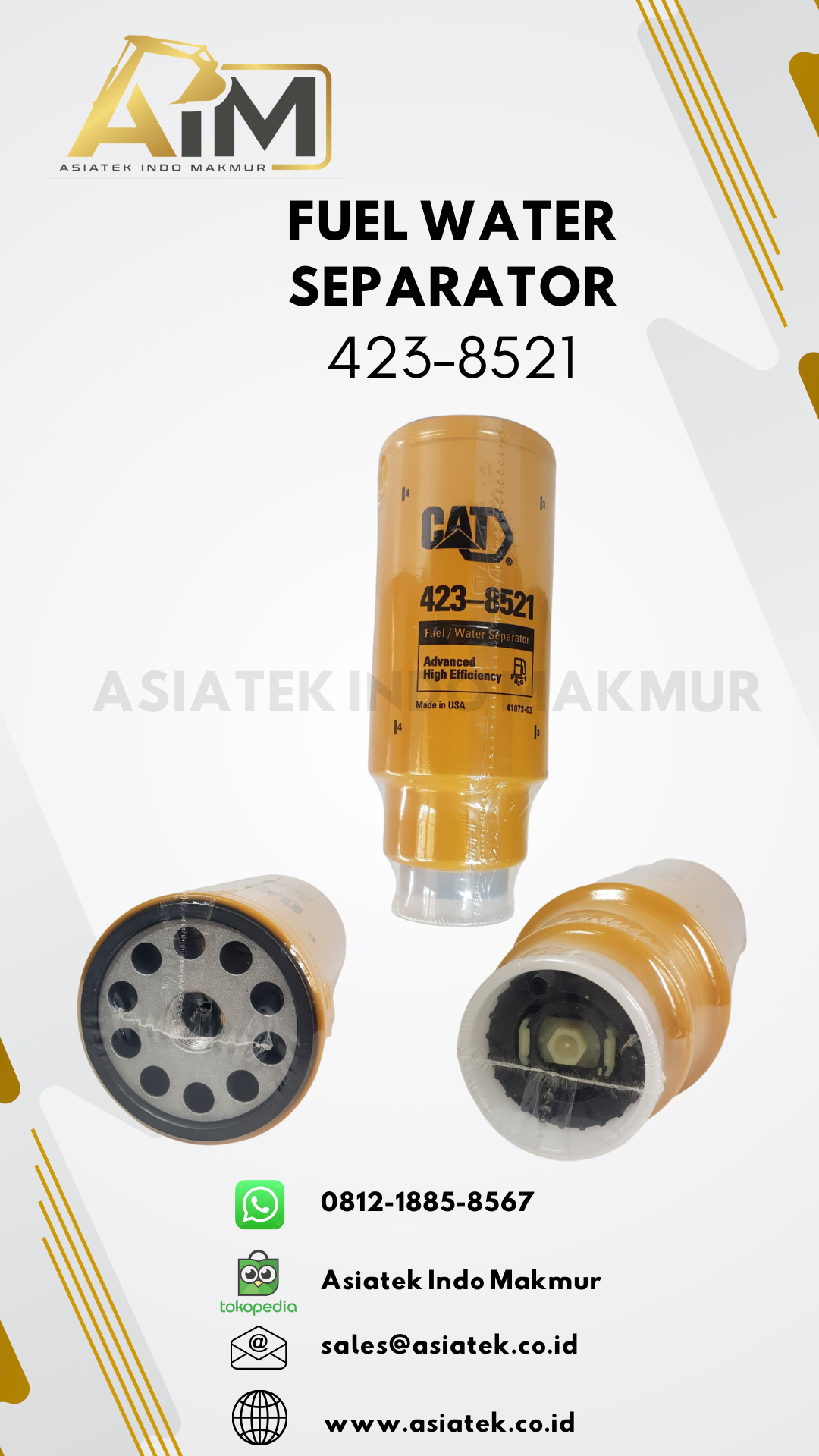 FUEL WATER SEPARATOR (423-8521)